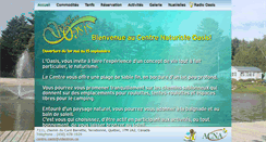 Desktop Screenshot of centrenaturisteoasis.qc.ca